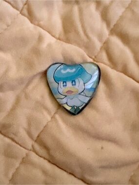Pokemon Blue Heart Bird Charm